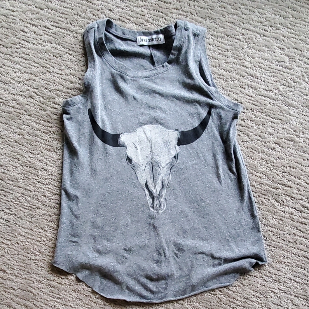Cute gray tank
